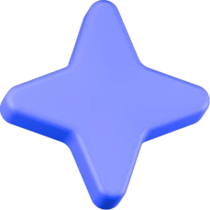 4 Star 3D Icon Free