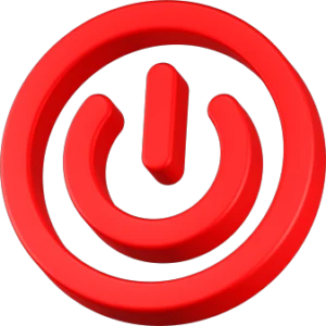 Power On Off 3D Icon Free