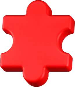 Puzzle Pieces 3D Icon Free