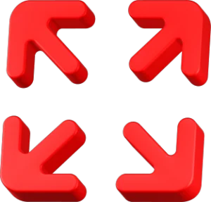 Resize, Upscale 3d Icon Free