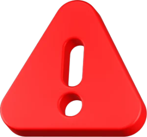 Alert, Warning Symbol, exclamation 3D Icon Free