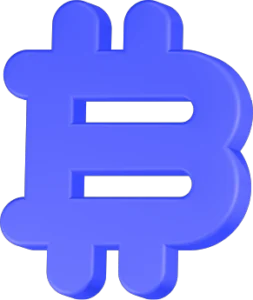 Bitcoin Crypto 3D Icon Free