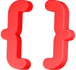 Braces Symbol 3D Icon Free