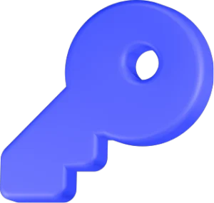 Key Symbol 3D Icon Free
