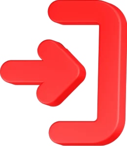 Logout Symbol 3D Icon Free